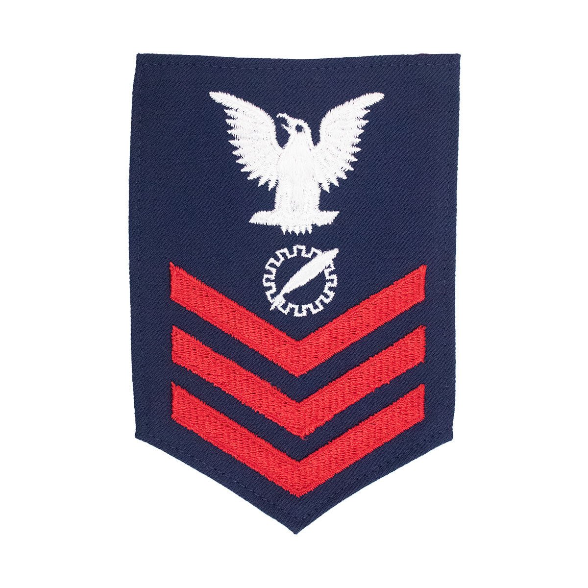Coast Guard E6 Rating Badge: DATA PROCESSING TECHNICIAN - Blue - Hooyah Woodworks LLC