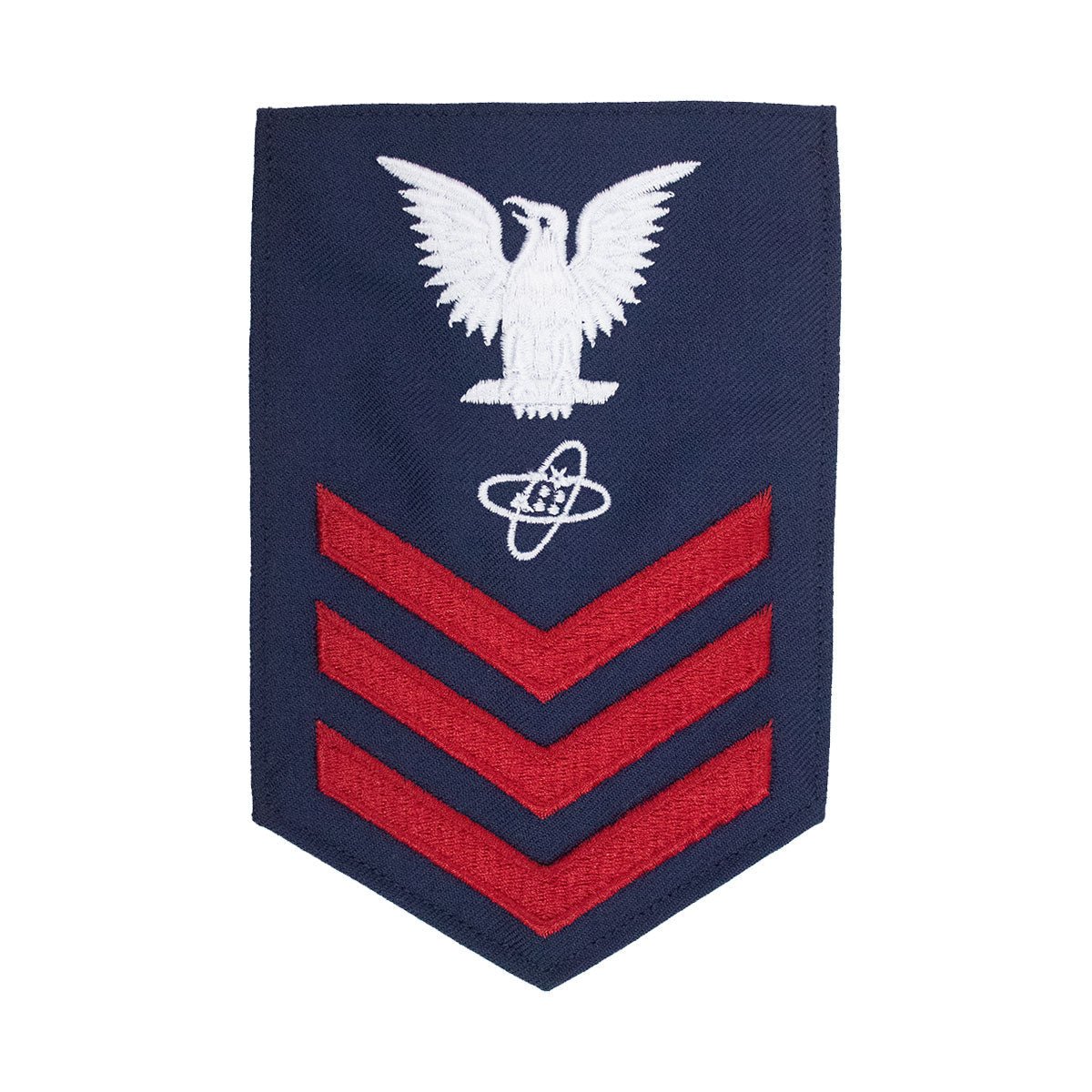 Coast Guard E6 Rating Badge: ELECTRONIC TECHNICIAN - Blue - Hooyah Woodworks LLC
