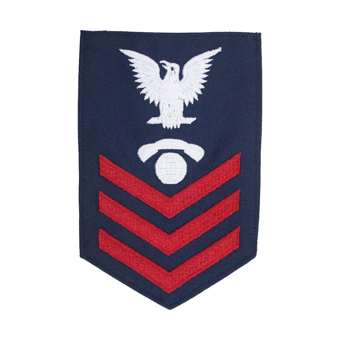 Coast Guard E6 Rating Badge: Information Specialist - Blue - Hooyah Woodworks LLC
