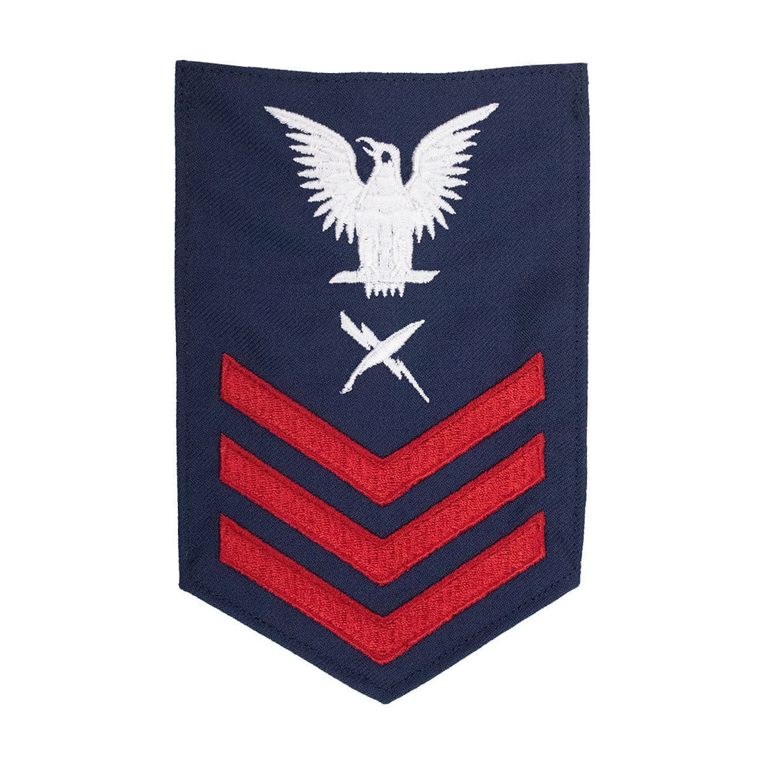 Coast Guard E6 Rating Badge: INTELLIGENCE SPECIALIST - Blue - Hooyah Woodworks LLC