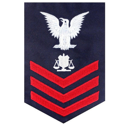 Coast Guard E6 Rating Badge: INVESTIGATOR - Blue - Hooyah Woodworks LLC
