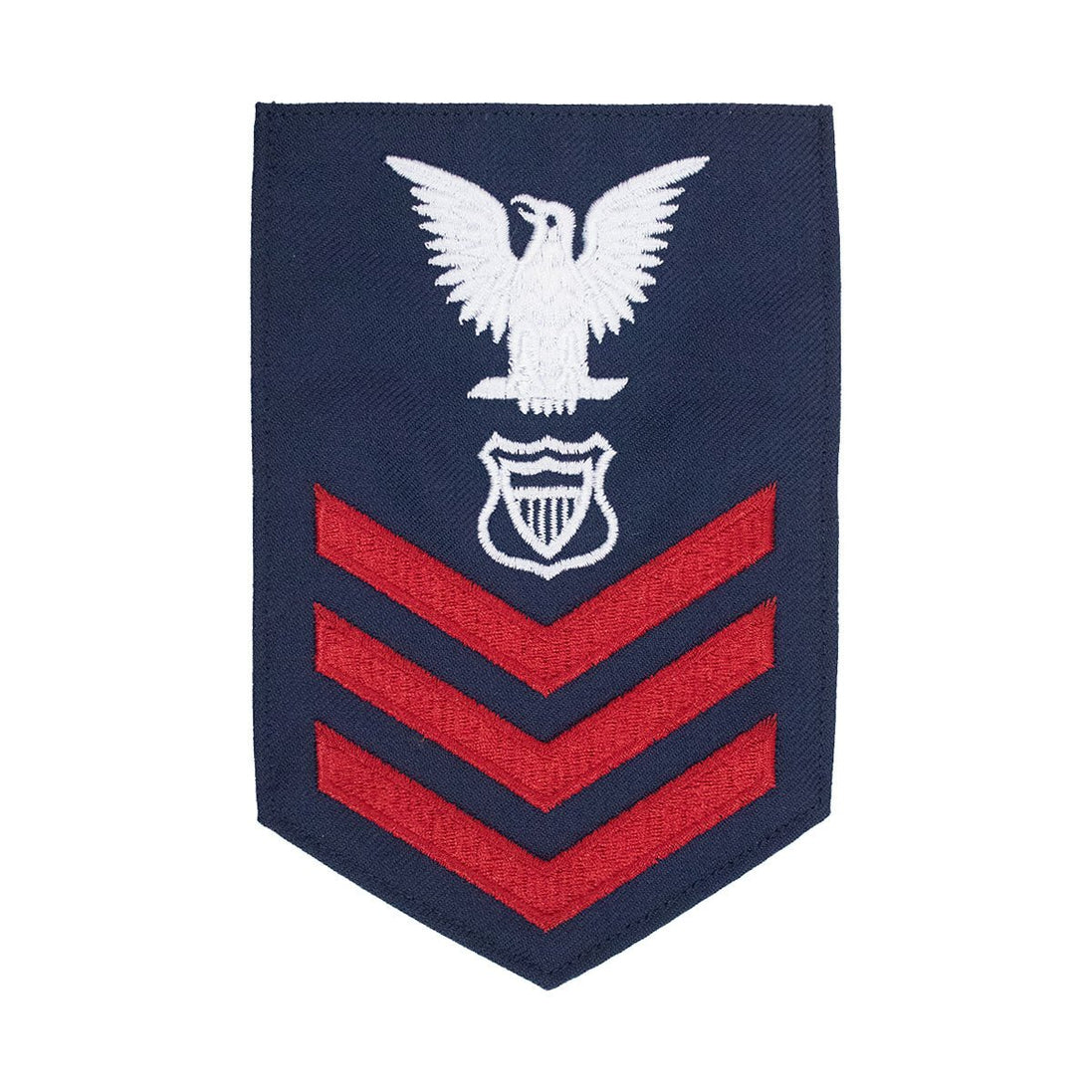 Coast Guard E6 Rating Badge: MARITIME ENFORCEMENT - Blue - Hooyah Woodworks LLC