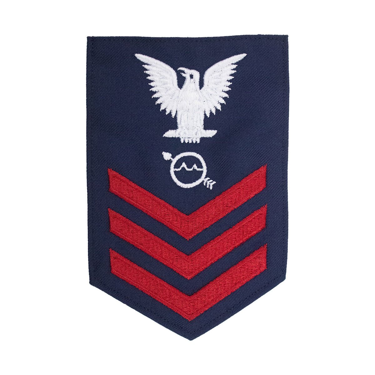 Coast Guard E6 Rating Badge: OPERATIONS SPECIALIST - Blue - Hooyah Woodworks LLC