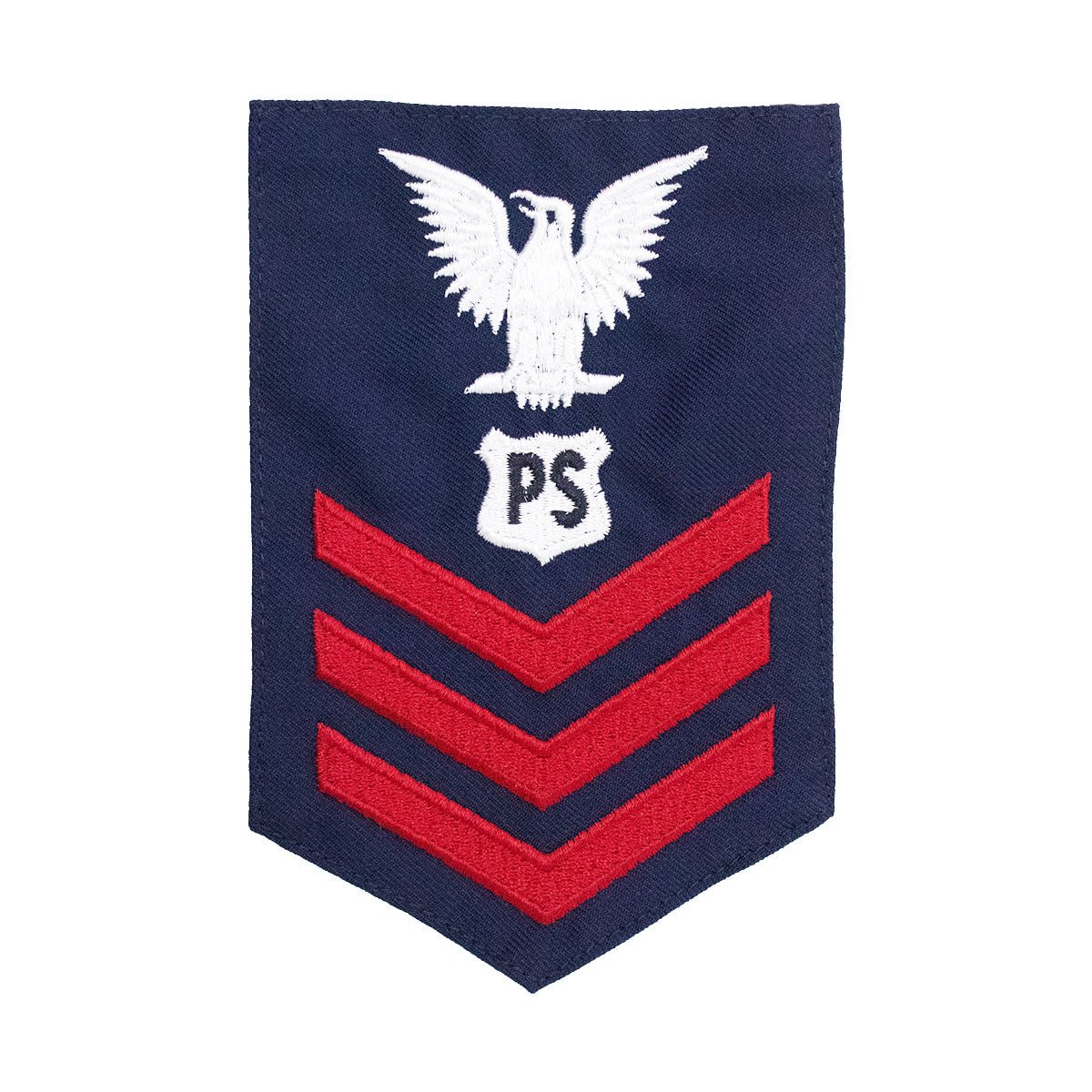 Coast Guard E6 Rating Badge: PORT SECURITYMAN - Blue - Hooyah Woodworks LLC
