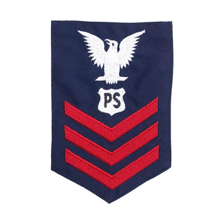 Coast Guard E6 Rating Badge: PORT SECURITYMAN - Blue - Hooyah Woodworks LLC