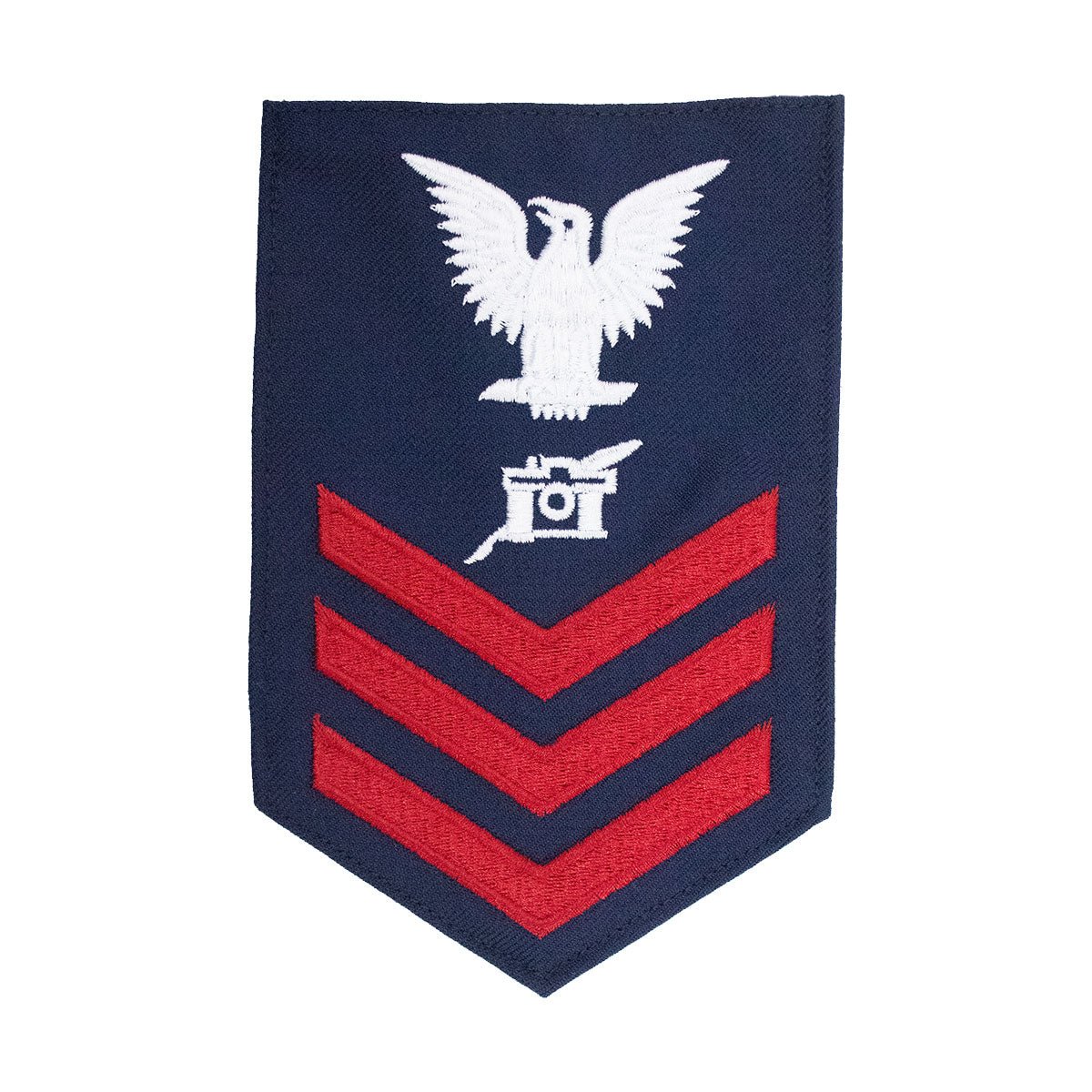 Coast Guard E6 Rating Badge: Public Affairs - Blue - Hooyah Woodworks LLC