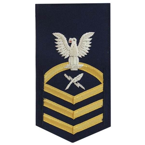Coast Guard E7 Male Rating Badge: Intelligence Specialist - blue - Hooyah Woodworks LLC