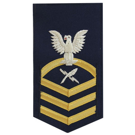 Coast Guard E7 Male Rating Badge: Intelligence Specialist - blue - Hooyah Woodworks LLC