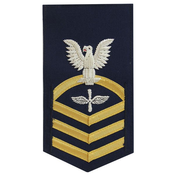 Coast Guard E7 Rating Badge: Aviation Maintenance Technician - blue - Hooyah Woodworks LLC