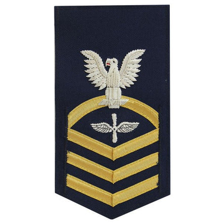 Coast Guard E7 Rating Badge: Aviation Maintenance Technician - blue - Hooyah Woodworks LLC