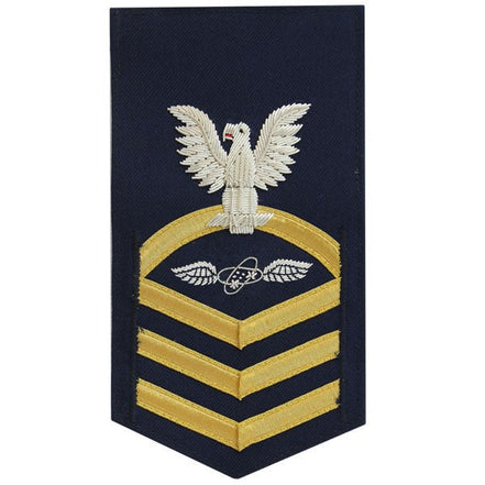 Coast Guard E7 Rating Badge: Avionics Electrical Technician - blue - Hooyah Woodworks LLC