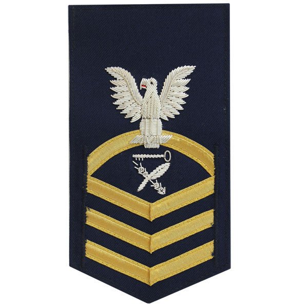 Coast Guard E7 Rating Badge: Culinary Specialist - blue - Hooyah Woodworks LLC