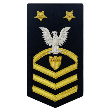 Coast Guard E9 Rating Badge: Area Command Master Chief "ACMC" - BLACK - Hooyah Woodworks LLC