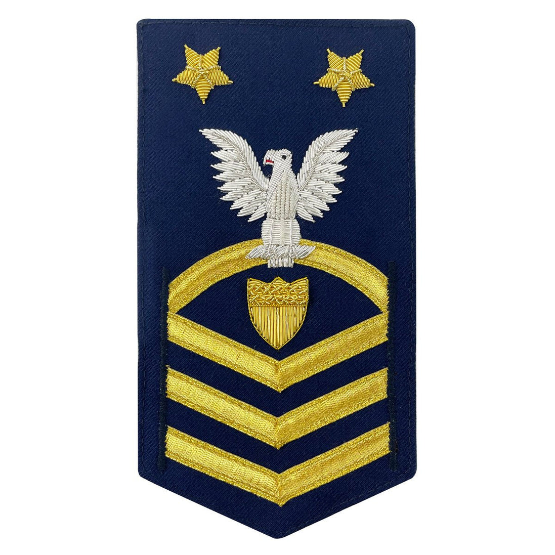 Coast Guard E9 Rating Badge: Area Command Master Chief "ACMC" - BLUE - Hooyah Woodworks LLC