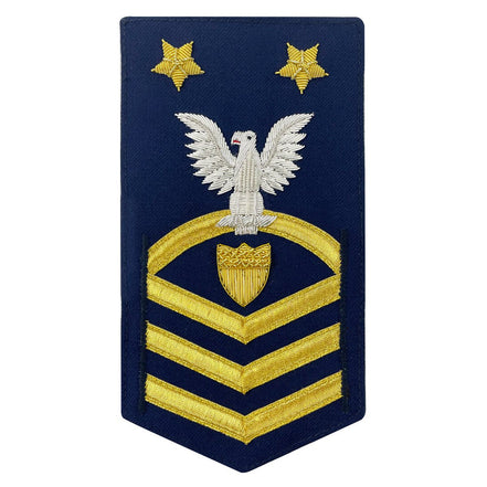 Coast Guard E9 Rating Badge: Area Command Master Chief "ACMC" - BLUE - Hooyah Woodworks LLC