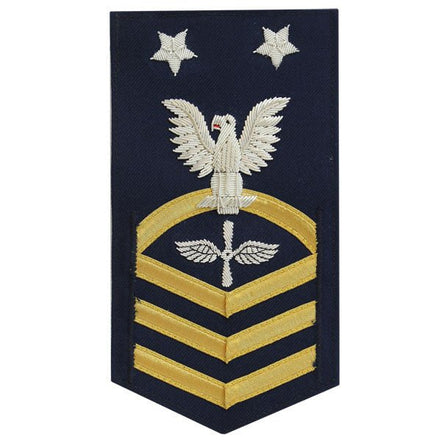 Coast Guard E9 Rating Badge: Aviation Maintenance Technician "AMT" - blue - Hooyah Woodworks LLC