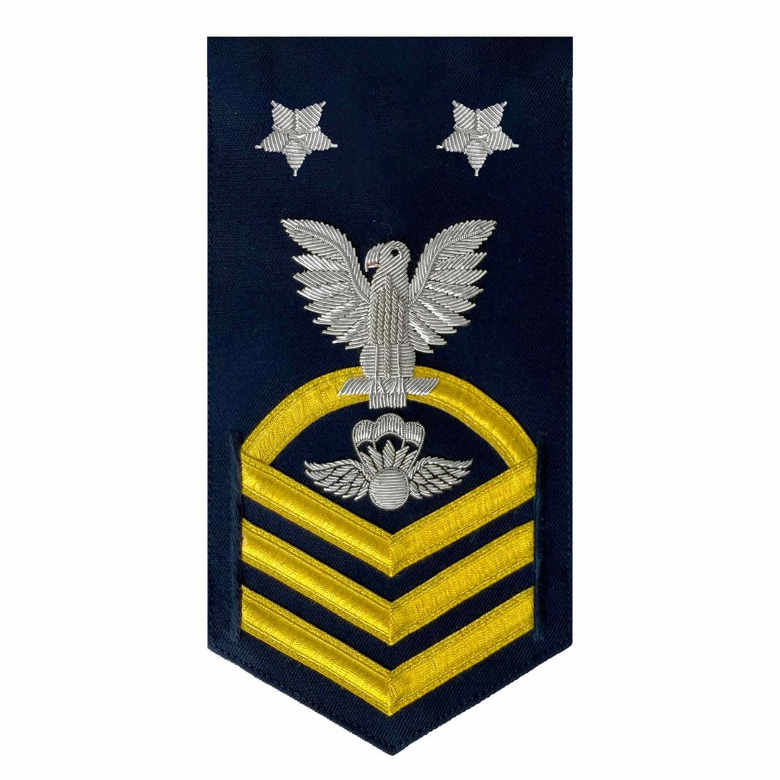 Coast Guard E9 Rating Badge: Aviation Survival Technician - blue - Hooyah Woodworks LLC
