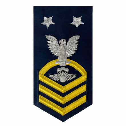 Coast Guard E9 Rating Badge: Aviation Survival Technician - blue - Hooyah Woodworks LLC