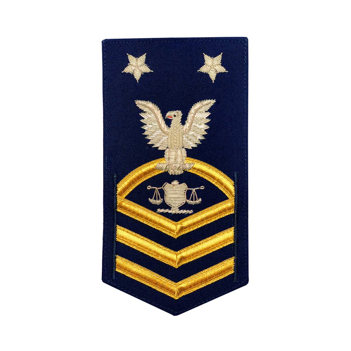 Coast Guard E9 Rating Badge: Investigator - blue - Hooyah Woodworks LLC