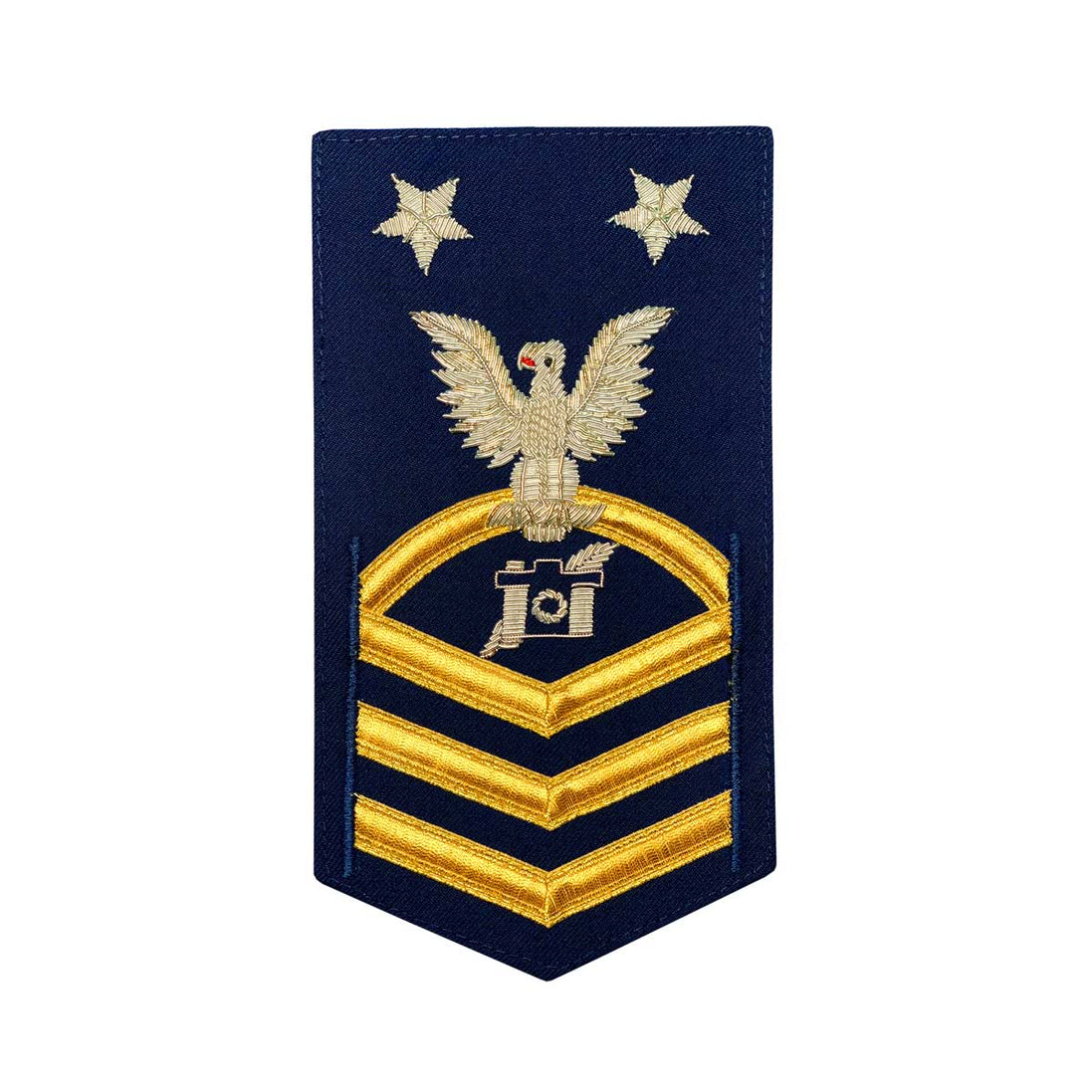 Coast Guard E9 Rating Badge: Public Affairs Specialist - blue - Hooyah Woodworks LLC