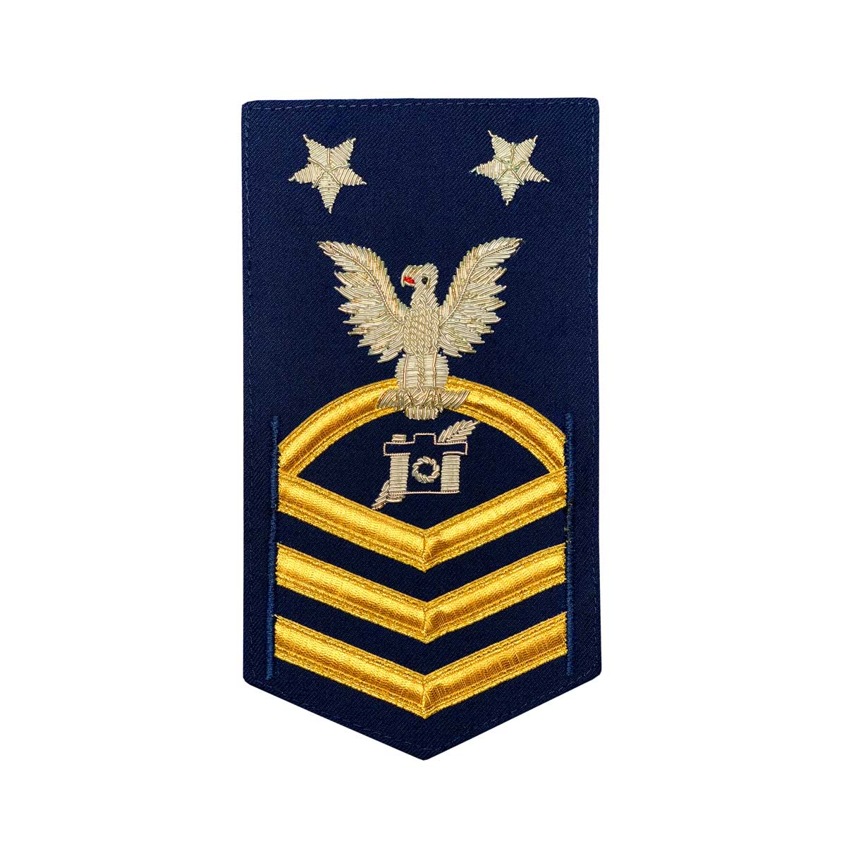 Coast Guard E9 Rating Badge: Public Affairs Specialist - blue - Hooyah Woodworks LLC