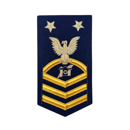Coast Guard E9 Rating Badge: Public Affairs Specialist - blue - Hooyah Woodworks LLC
