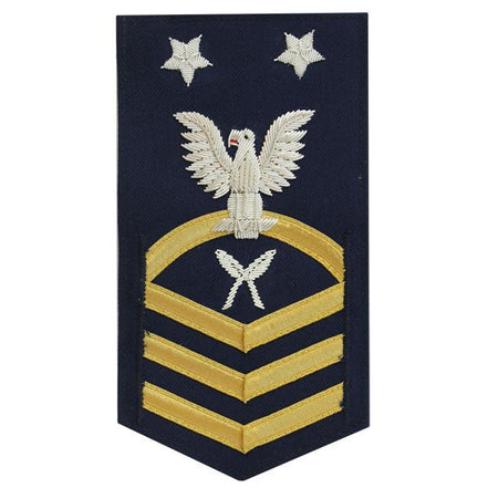 Coast Guard E9 Rating Badge: Yeoman "YN" - blue - Hooyah Woodworks LLC