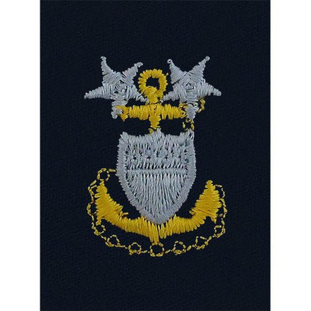 Coast Guard Embroidered Parka Tab: E9 CPO: Master - Hooyah Woodworks LLC