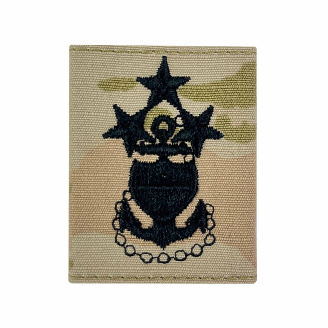 Coast Guard Parka Tab embroidered on OCP: E-10 Master Chief Petty Officer of the Coast Guard - Hooyah Woodworks LLC
