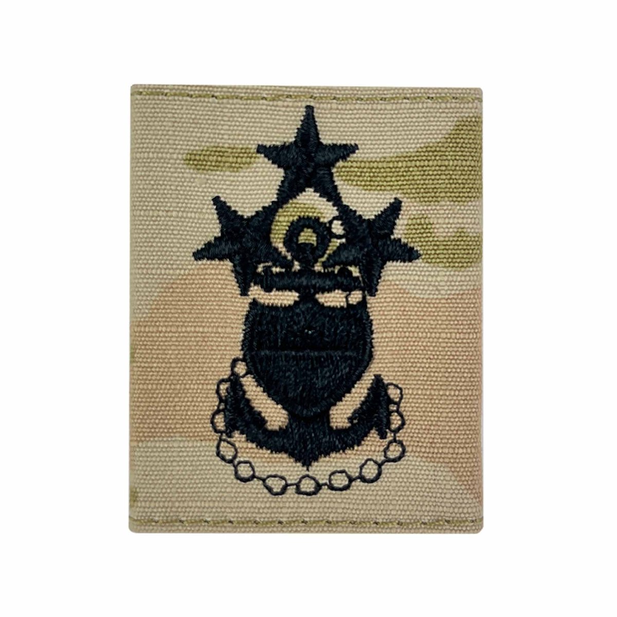 Coast Guard Parka Tab embroidered on OCP: E-10 Master Chief Petty Officer of the Coast Guard - Hooyah Woodworks LLC
