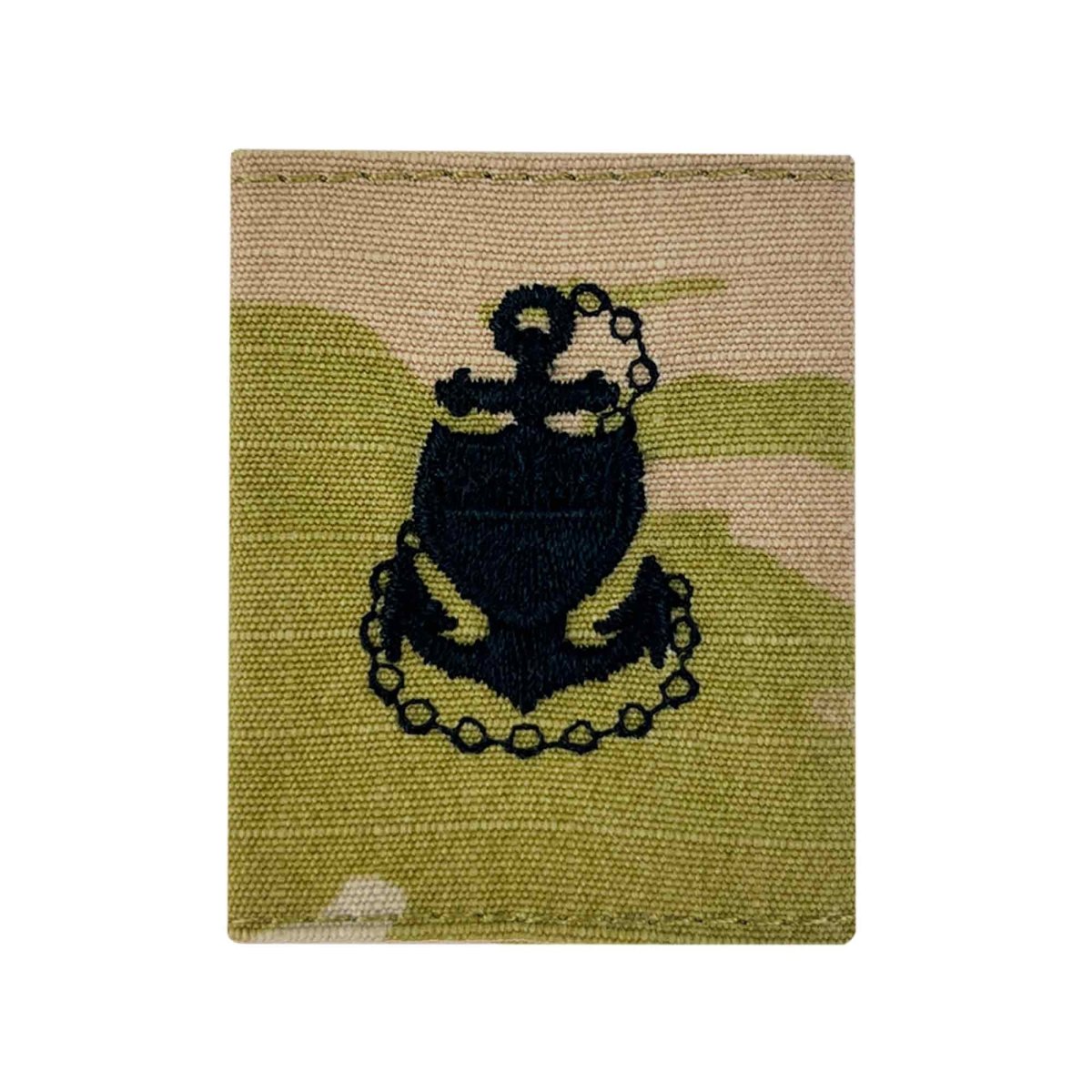 Coast Guard Parka Tab embroidered on OCP: E-7 Chief Petty Officer - Hooyah Woodworks LLC