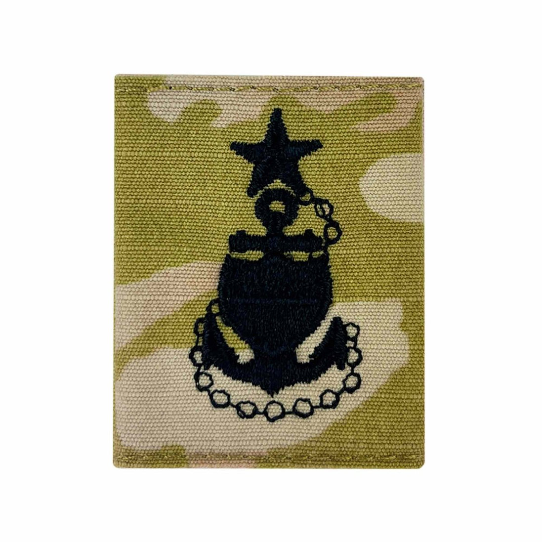 Coast Guard Parka Tab embroidered on OCP: E-8 Senior Chief Petty Officer - Hooyah Woodworks LLC