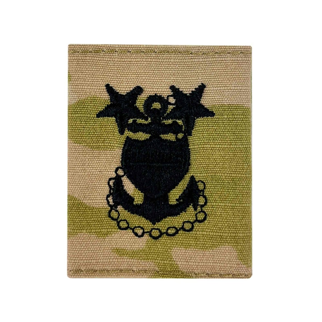 Coast Guard Parka Tab embroidered on OCP: E-9 Master Chief Petty Officer - Hooyah Woodworks LLC