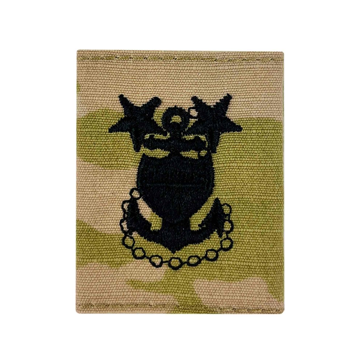 Coast Guard Parka Tab embroidered on OCP: E-9 Master Chief Petty Officer - Hooyah Woodworks LLC