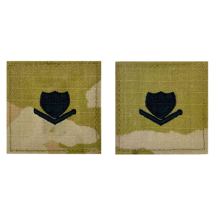Coast Guard Rank Embroidered OCP with Hook: E4 Petty Officer 3rd Class PO3 - Hooyah Woodworks LLC