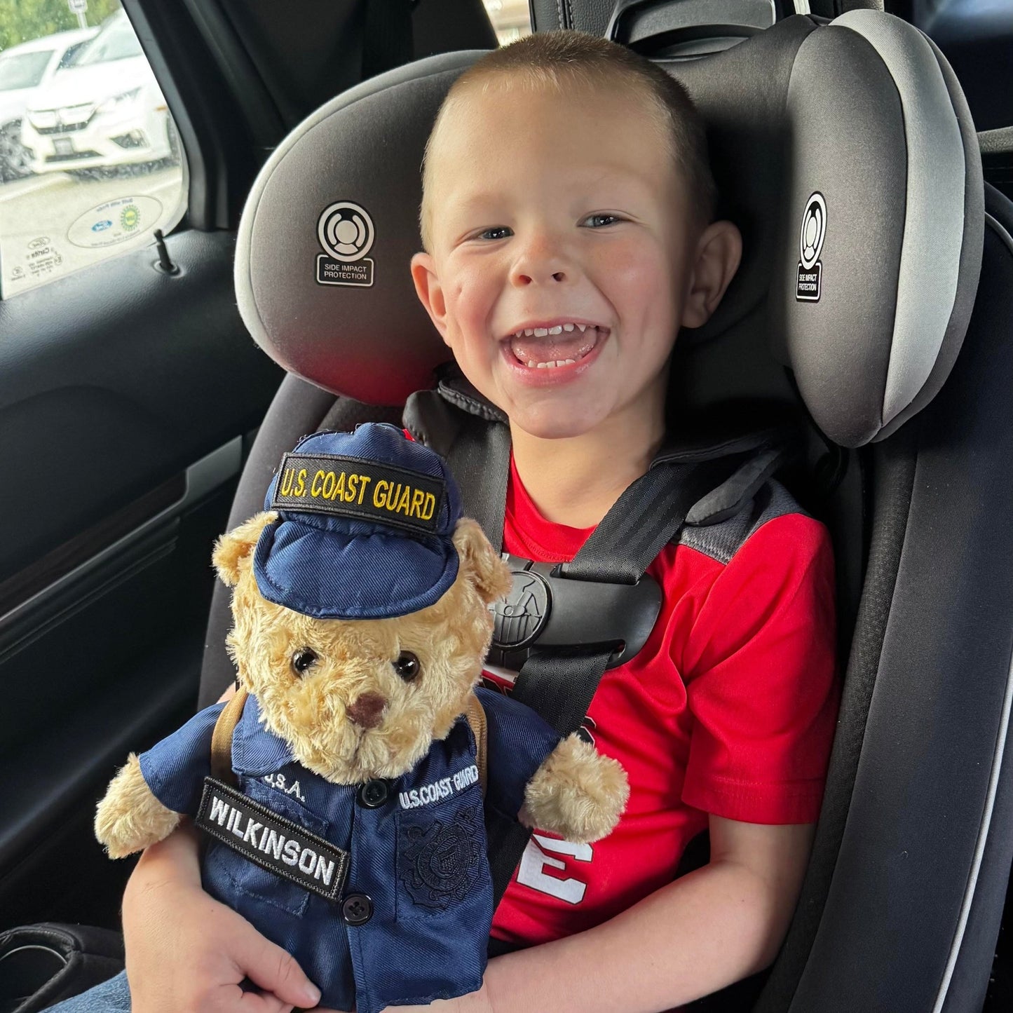 Coastie Sleeptight - Coast Guard Teddy Bear - Hooyah Woodworks LLC