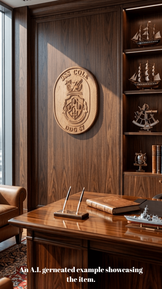 Commissioned Military Command Post Sign. - Hooyah Woodworks LLC