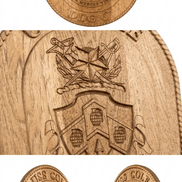 Commissioned Military Command Post Sign. - Hooyah Woodworks LLC