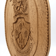 Commissioned Military Command Post Sign. - Hooyah Woodworks LLC
