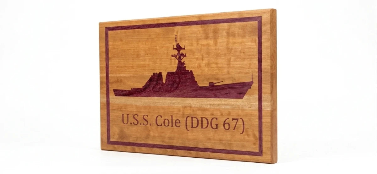 Custom Wood Inlay Plaque - Hooyah Woodworks LLC