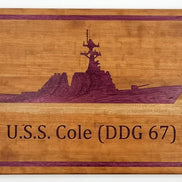 Custom Wood Inlay Plaque - Hooyah Woodworks LLC