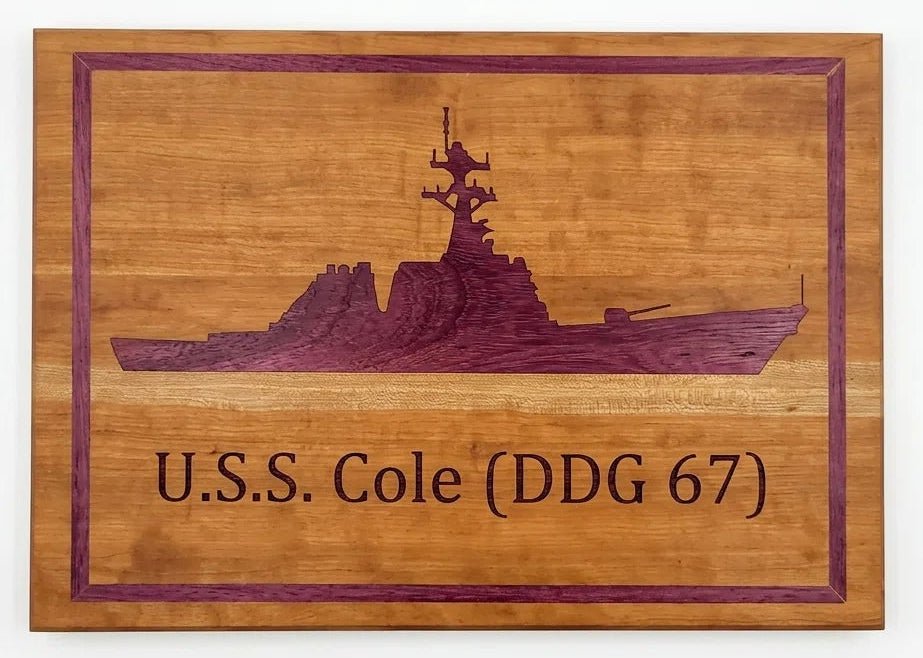 Custom Wood Inlay Plaque - Hooyah Woodworks LLC