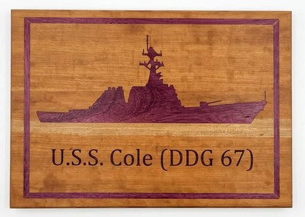 Custom Wood Inlay Plaque - Hooyah Woodworks LLC