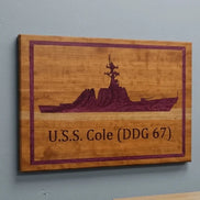 Custom Wood Inlay Plaque - Hooyah Woodworks LLC