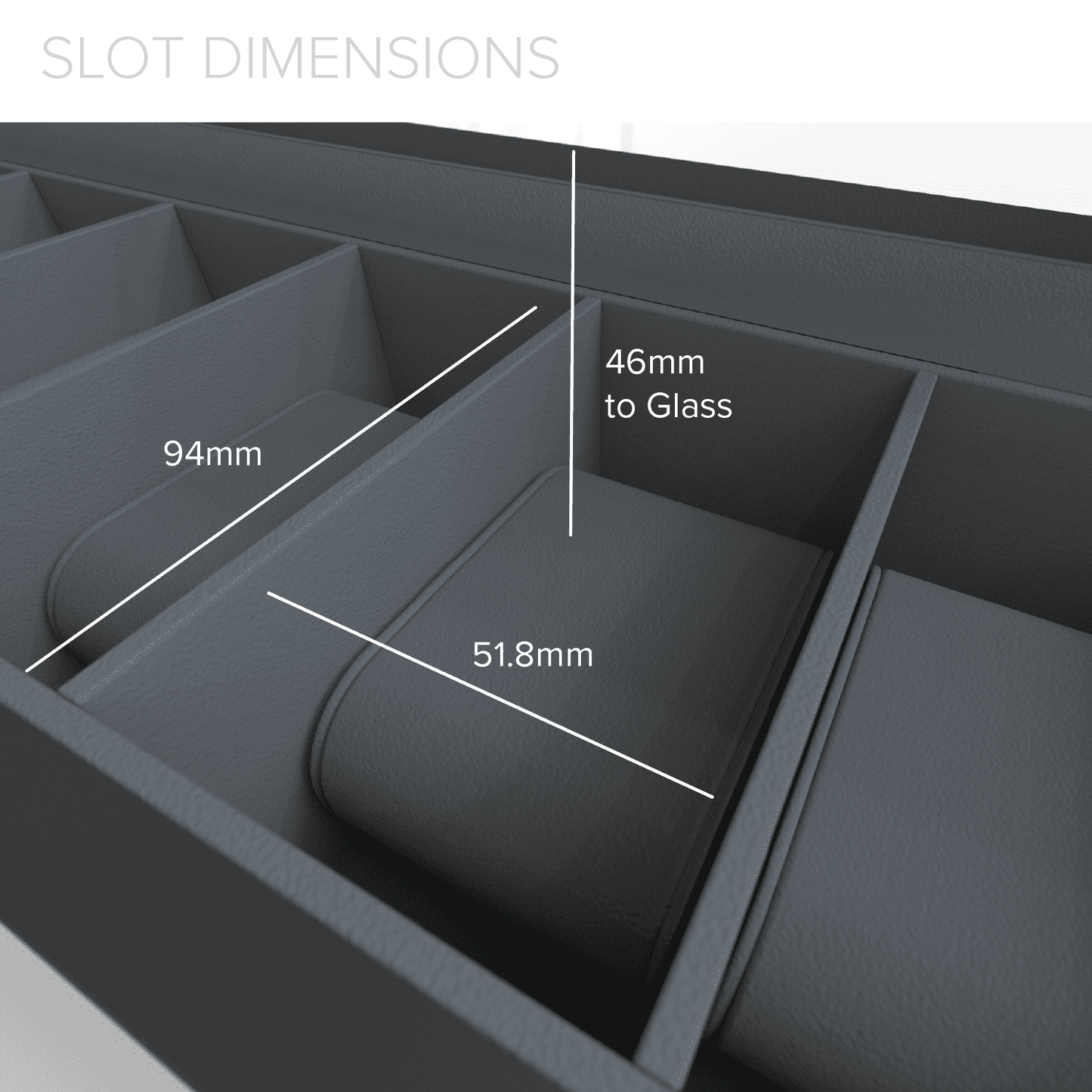 Faux Crocodile Watch Box - 6 Slot - Hooyah Woodworks LLC