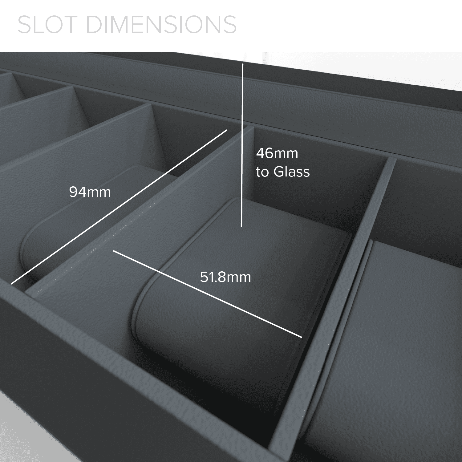 Faux Crocodile Watch Box - 6 Slot - Hooyah Woodworks LLC