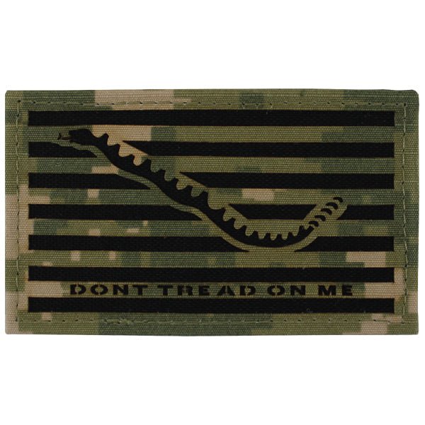 Flag Patch: Don't Tread On Me - Woodland Digital NWUIII - Hooyah Woodworks LLC