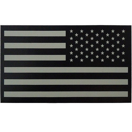 Flag Patch: United States of America - IR Infrared hook closure reversed - Hooyah Woodworks LLC