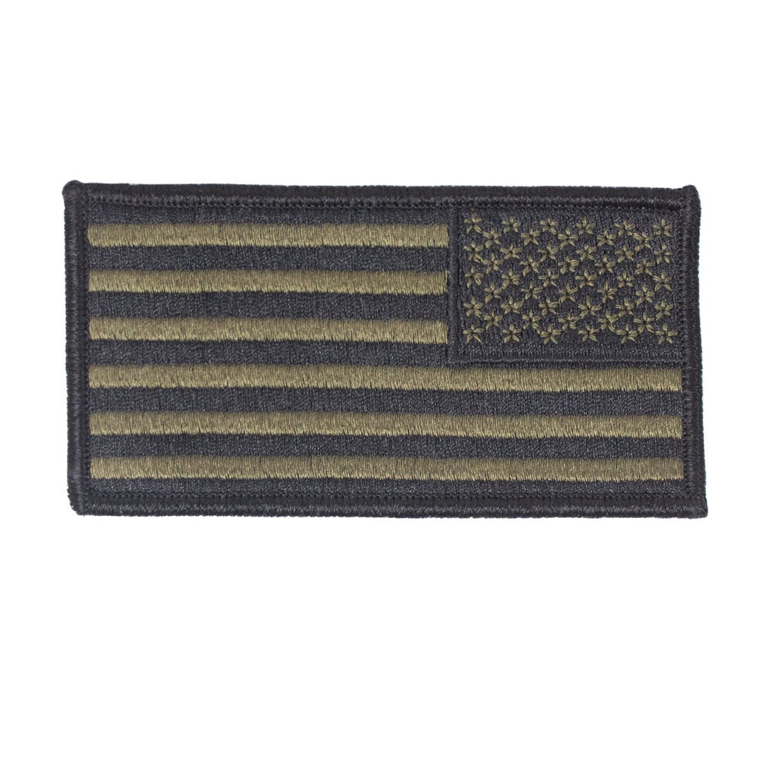 Flag Patch: U.S. Flag Reverse Field - Embroidered Woodland Digital NWUIII - Hooyah Woodworks LLC