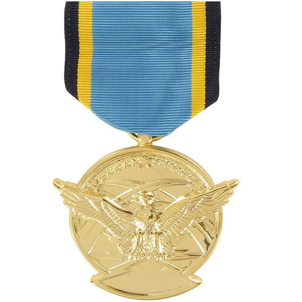 Full Size Medal: Air Force Aerial Achievement - 24k Gold Plated - Hooyah Woodworks LLC